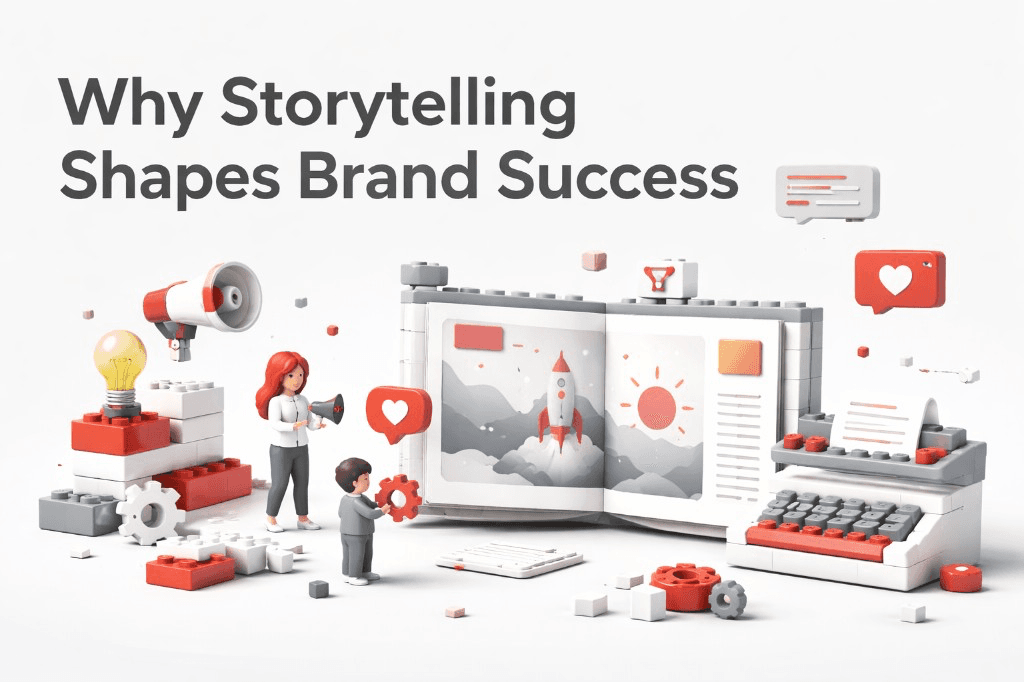 Brand strategy board with messaging pillars and campaign planning notes